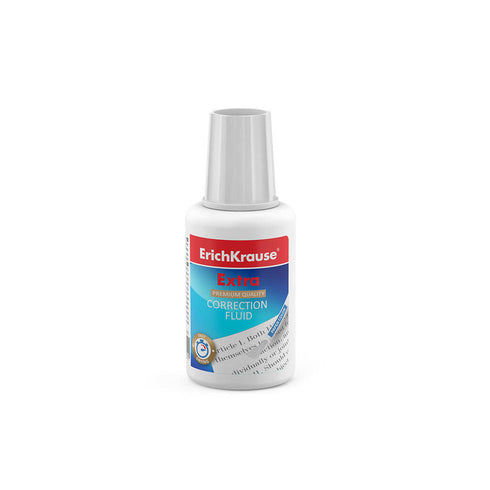 Tepamas skystas korektorius su teptuku ErichKrause „Extra“, 20 ml